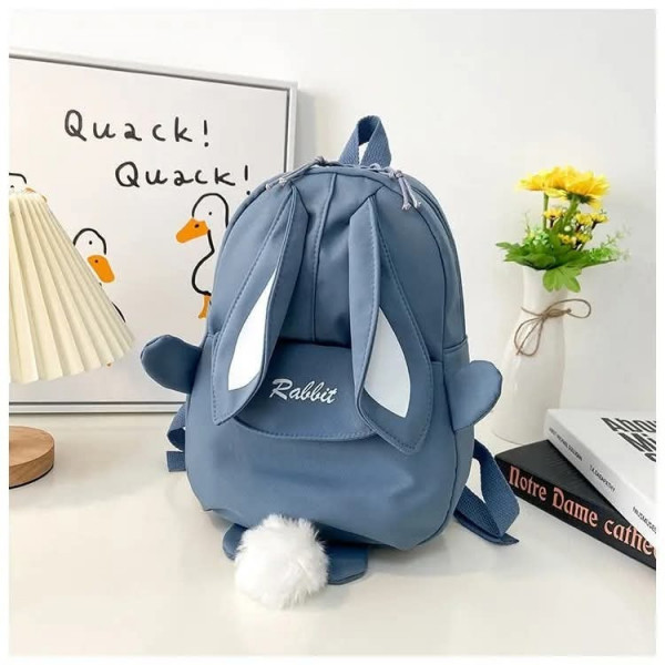 Cartoon Rabbit Children Backpack(Blue)