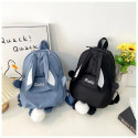 Cartoon Rabbit Children Backpack(Black)