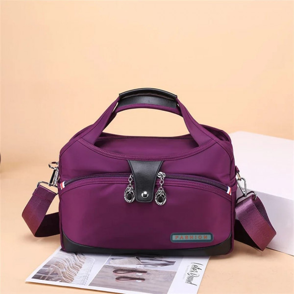 Large Capacity Waterproof Anti-theft Fashion (Purple colour )