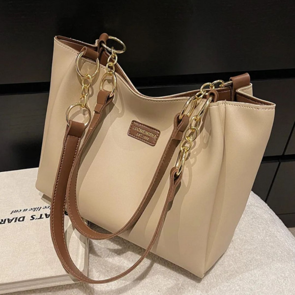 Signature Classic shoulder women's tote bags(Creem)