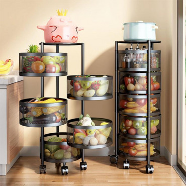4 Layer Round Shape Kitchen Rack (Round Shape)