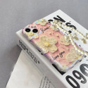 Pastel Aesthetic Cosmos Floral Case with Charm for iPhone