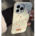 Pu Leather Texture Flowers  Case for iPhone  