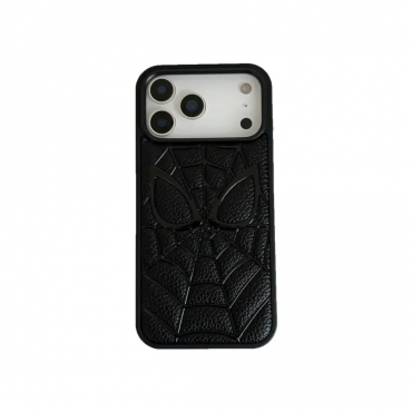 3D Spider-Man Spider man Marvel Phone Case for iphone (Leather Textured)