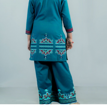 Teal Blue Cotton Pri...