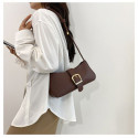 Trendy Mini Shoulder Bag for Women with Buckle Design