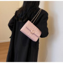 Elegant Quilted Crossbody Bag with Chain Strap