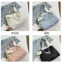Cute Aesthetic Shoulder Bag with Pearl & Cloud Charm | RM-59