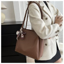  Elegant Braided Handle Tote Bag with Scarf  | RM-62 