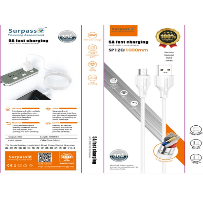 Surpass Cable USB to Micro 