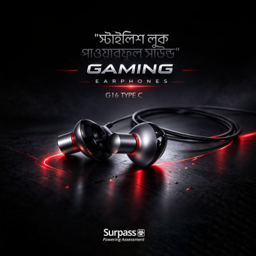 Surpass G16 Earphones Type-C Gaming