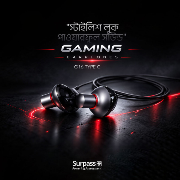 Surpass G16 Earphones Type-C Gaming