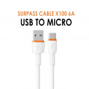 SURPASS CABLE X100 6A USB TO MICRO