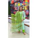 Beksi Block Chiffon Orna Dress