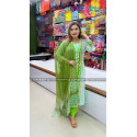 Beksi Block Chiffon Orna Dress