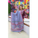 Block Batik Mixed Dress