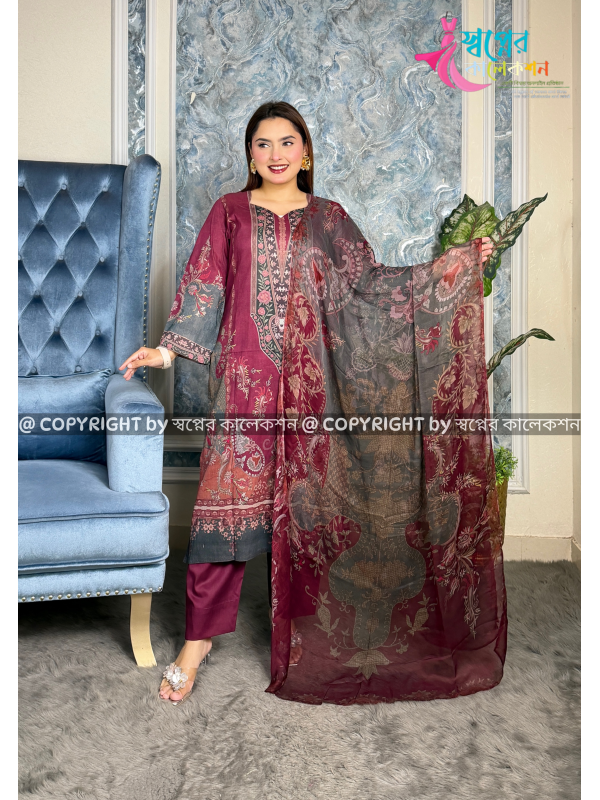Charizma Chiffon Dupatta Lawn