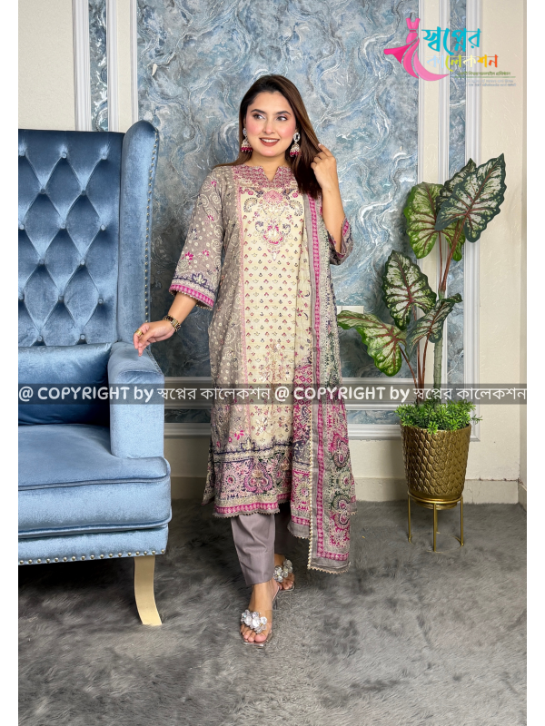 Cotton Boutiqes  Embrodiary Three Pis