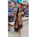 Embrodiary Chundry Batik Dress