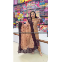 Embrodiary Chundry Batik Dress