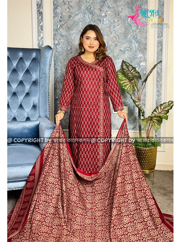 Joypuri Ajrakh Print 