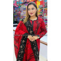 বাটিকের চুমকি পাতি থ্রিপিস