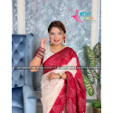 Shibori Silk Sharee 
