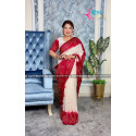 Shibori Silk Sharee 