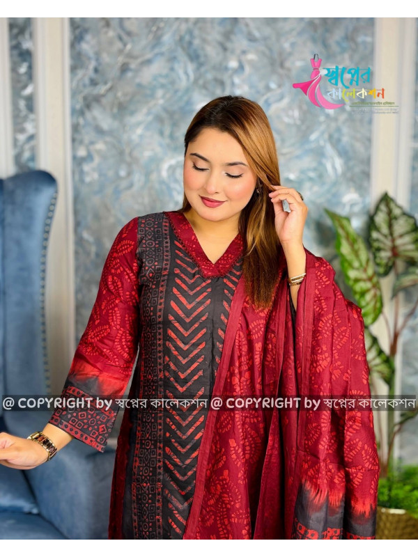 Silk Batik Three Piece