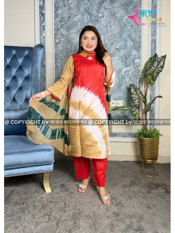 Silk Batik Three Piece