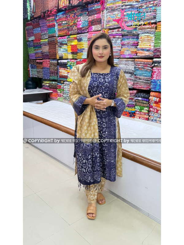 Exclusive Silk Batik Three Pis