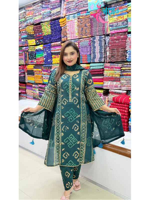 Silk Batik Three Piece