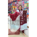 Tye Dye Batik Chiffon Orna Three Pis