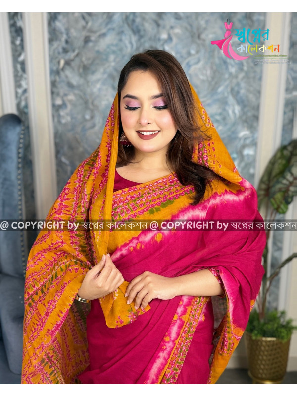 Tye Dye Batik Sharee