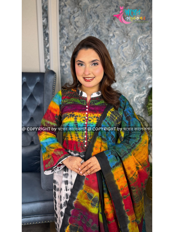 Tye Dye Batik Three Pis