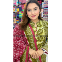 Vegetable Dye  Batik Three Pis