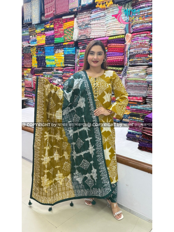 Vegetable Momtuli Mixed Dress