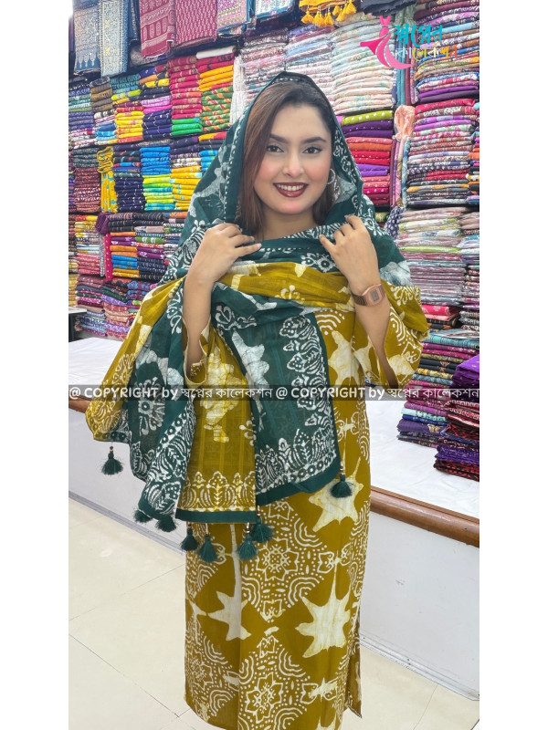 Vegetable Momtuli Mixed Dress