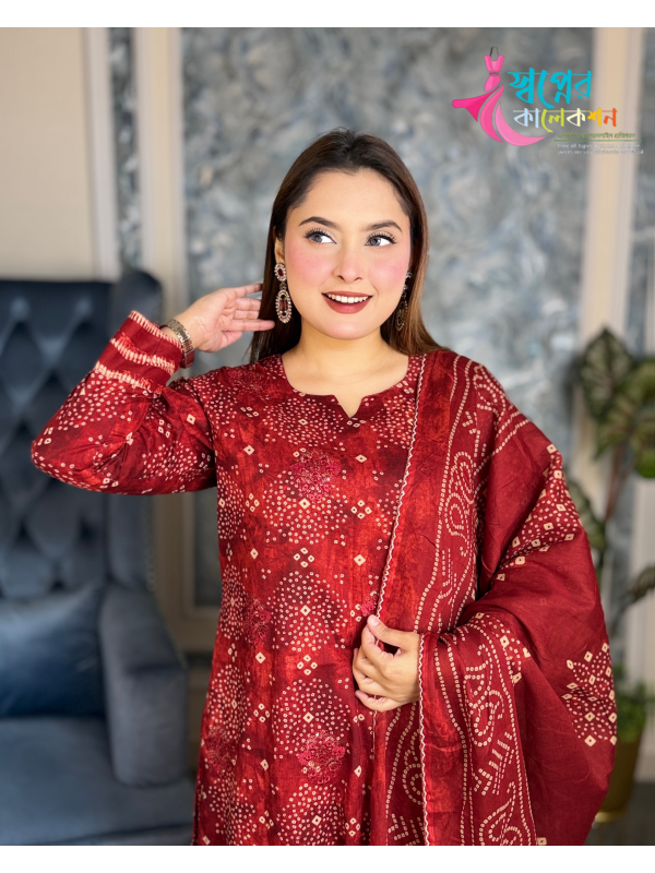 Embrodiary Mal Mal Joypuri Cotton 