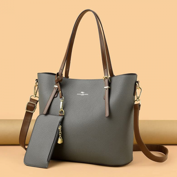 Ladies Tote Bag ( Gray Color)