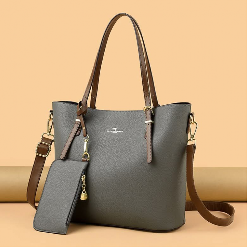 Ladies Tote Bag ( Gray Color)