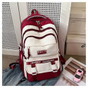 Academy Style Waterproof School Book Bag(Merun Colour)