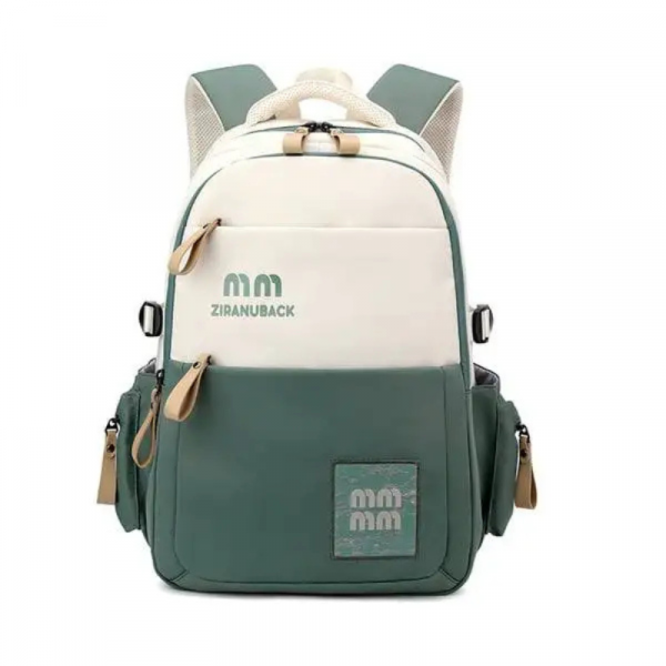 Stylish school bag(green)v5
