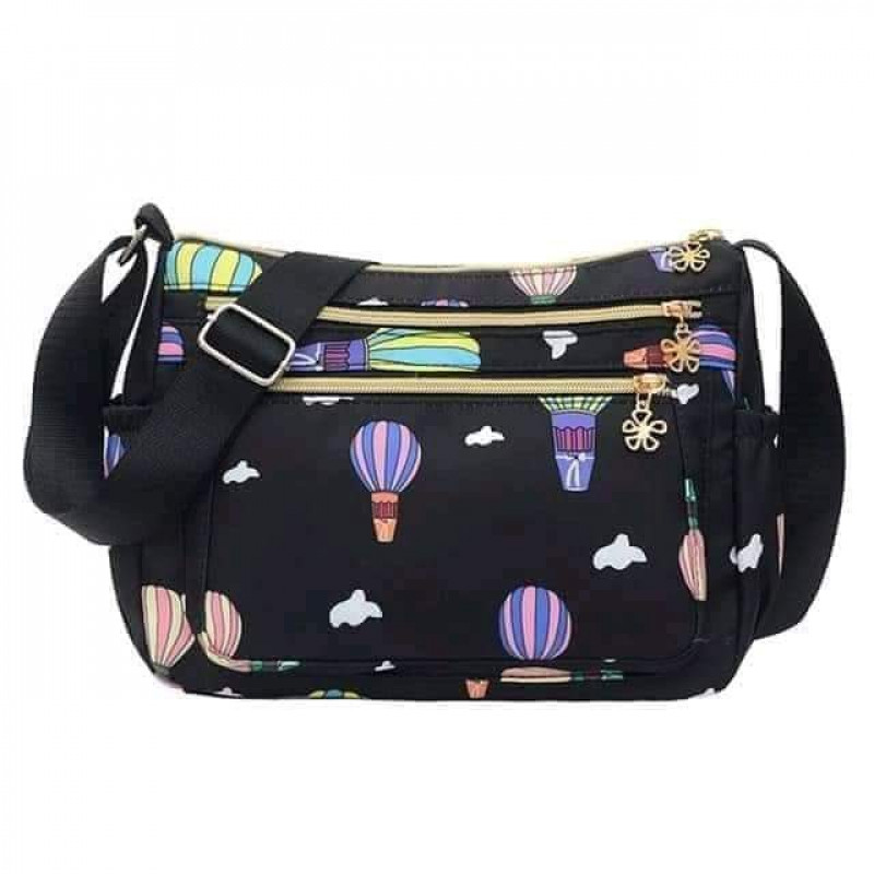 korean crossbody bag ( black )