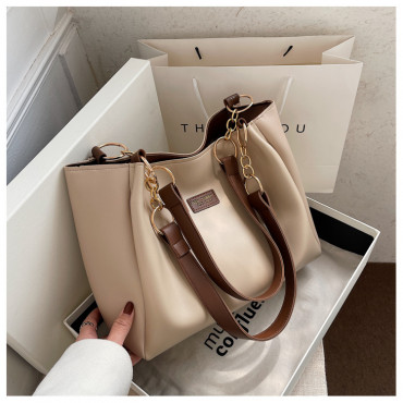 fashion shoulder bag(Off white)