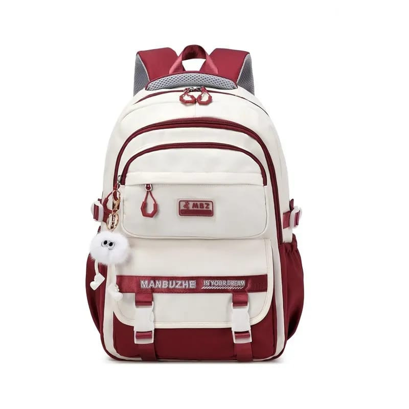 Academy Style Waterproof School Book Bag(Merun Colour)