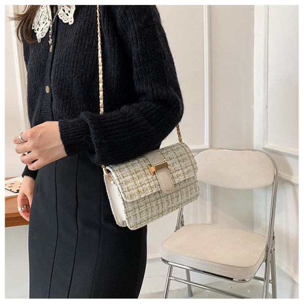  shoulder messenger bag (White)