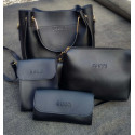 Leather 4Set bag   (Black)