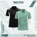 2PC Premium Comfort Mash Polo T-Shirt Combo -Black & Pest
