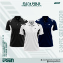 Man's Polo 3 Pcs Combo-BLACK,WHITE,BLUE